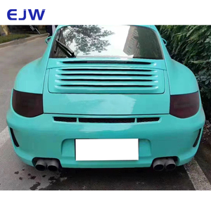 Pour Porsche Carrera <span class=keywords><strong>911</strong></span> <span class=keywords><strong>997</strong></span> Kit de carrosserie spécial voiture GT3 <span class=keywords><strong>Type</strong></span> fibre de carbone FRP jupe latérale becquet pare-chocs avant et arrière - Product Image 4