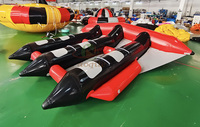 Bateau banane gonflable personnalisé, bateau à poissons volants remorquable pour sports nautiques