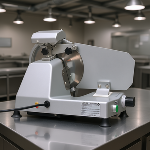 Trancheuse à viande électrique commerciale Vevor, lame en acier inoxydable de 10 pouces, épaisseur réglable de 0 à 0,4 pouce, pour viande fraîche de charcuterie - Product Image 2