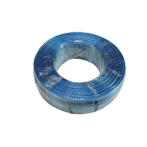 Clear PVC transparant blauw 18 awg luidsprekerkabel