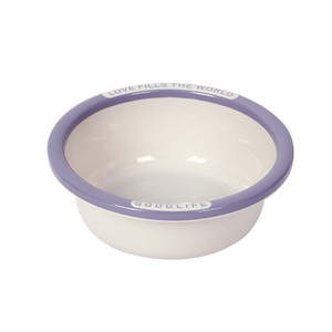 Thickened <b>Round</b> Plastic <b>Basin</b> Solid Color Non Slip Durable For Home Baby Wash Dormitory Use - Product Image 2