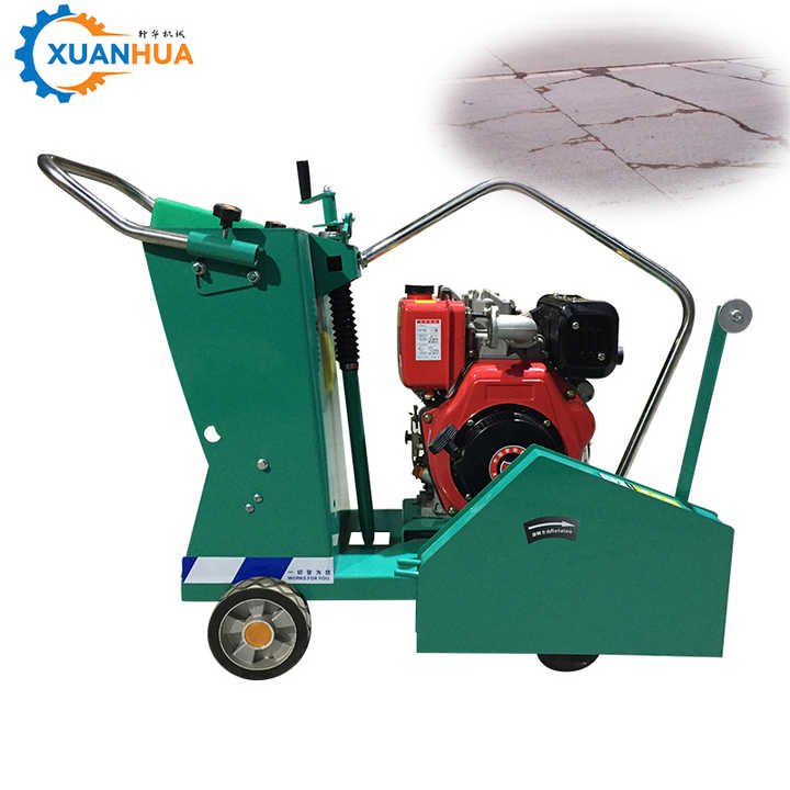 Electric Walk Behind Concrete Saw - Remote Control Cutting