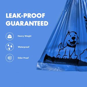 Factory Price Extra Thick Strong Poop Bags for <b>Dogs</b> Per Roll Leak-Proof 9 X 13 Inches Guaranteed Biodegradable Bag Easy to Carry - Product Image 5