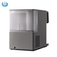 Depuratore d'acqua RO da banco con fabbricatore di ghiaccio, sistema a osmosi inversa intelligente da tavolo, senza installazione, display TDS, distributore di acqua potabile