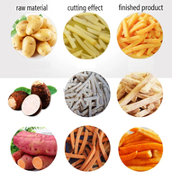Volautomatische Verse Bevroren Frites Productielijn Aardappel Cassave Chips Maken Machine Sleutel Friteuse Verwerkingsapparatuur