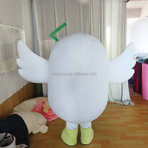 Efun Moq 1 Pc Professionele Custom <span class=keywords><strong>White</strong></span> <span class=keywords><strong>Chick</strong></span> Mascotte Kostuum Volwassen Maat Cosplay Schattig Dier Mascotte Kostuum Voor Feest - Product Image 3