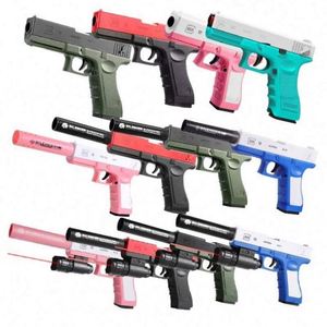 Pistolet à eau électrique automatique haute pression grande capacité pour enfants, idéal pour les jeux aquatiques en continu à la plage - Product Image 5