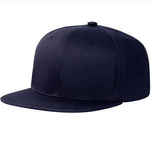 Logo personnalisé brodé Hip Hop Flat Bill Vintage Gorra Snapback Hat Casquette de baseball pour hommes