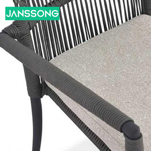 आउटडोर उद्यान सेट waterpoof टिकाऊ का विस्तार वर्ग एल्यूमीनियम आँगन मेज और कुर्सियों <span class=keywords><strong>patio</strong></span> फर्नीचर सेट आउटडोर डाइनिंग सेट - Product Image 3