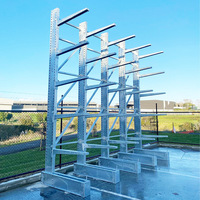 Étagères cantilever en acier robuste, personnalisables, double face ou simple face, finition thermolaquée, réglables