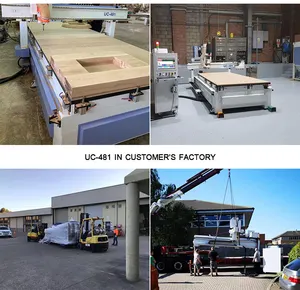 Schnelle heiße Verkauf gute Präzision CNC-Bearbeitungs zentrum Holz bearbeitungs maschine ATC UC-481 Holzschnitz maschine
