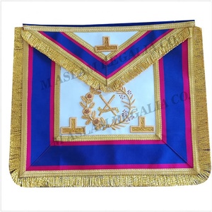 Mark Regalia Junior Deacon Full Dress Apron | District grand rank Mark Apron - Product Image 5