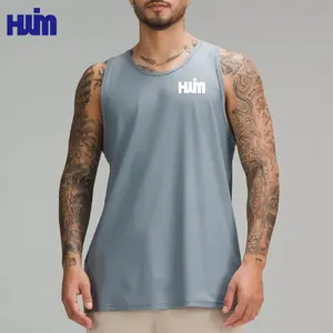 Casual Sleeveless Breathable Tank Tops Custom Logo Men Sport Training Gym Fitness Marathon Vest