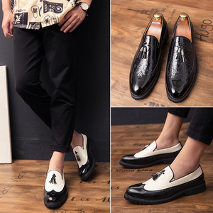 Mocassins à pampilles pour hommes, taille 14, couleur or, pour <span class=keywords><strong>mariage</strong></span>, vente en gros, chaussures habillées, imperméables, respirantes, antidérapantes, hiver - Product Image 2