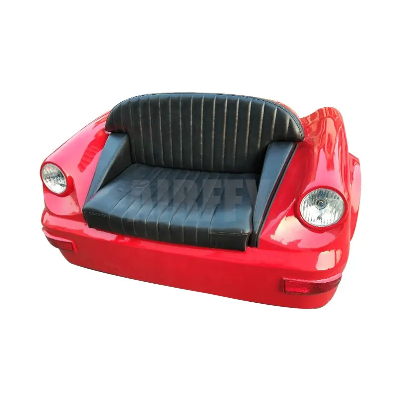 Modern Living room sofa set cushions for home decor Red Vintage Car shaped Sofa Bed Lounge Couch