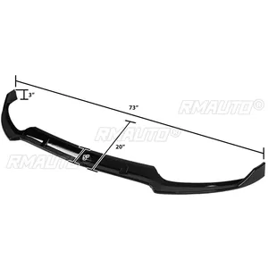 สปอยเลอร์กันชนหน้ารถยนต์ 3 ชิ้น สำหรับ Mercedes Benz C Class W205 C300 C160 C200 C350e C260 AMG ปี 2015-2018 แบบคาร์บอน - Product Image 6