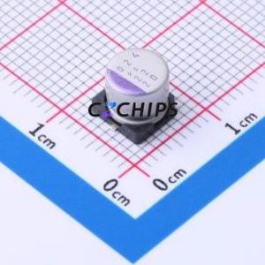 Condensateur solide SMD 20SVPA22M, D6.3xL6mm (Capacité : 22uF) (Précision : 20%) (Tension nominale : 20V) - Product Image 1