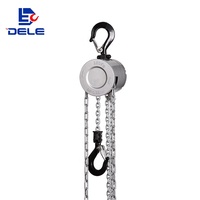 Palans à chaîne en alliage d'aluminium de 0,5T résistants à la corrosion, mini-grue portable, certifiés CE et ISO