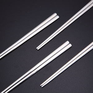 Sang Trọng Hàn Quốc Phẳng Thép Không Gỉ Đũa Đặt Bền Vững Hộ Gia Đình Nhà Hàng Đảng Mì Ăn Liền Đũa Bộ Sưu Tập - Product Image 5