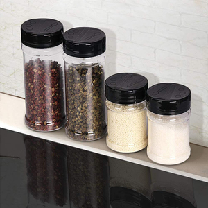 Vente en gros de flacons à sel <span class=keywords><strong>et</strong></span> poivre vides en plastique PET transparent de 80 à 360 ml, pour barbecue, épices - Product Image 6