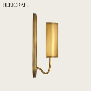 Design Brass Wall <b>Light</b> Mid-Century Modern <b>Sconce</b> in Soft Brass for Living Bedroom Bathroom Hallway 110V - Product Image 3