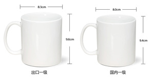 Mug en céramique blanc vierge de qualité supérieure populaire pour la sublimation - Product Image 5