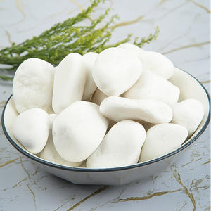 Kerikil Putih Salju Batu Sungai Alami Dipoles Ramah Lingkungan Tahan Lama Dekoratif untuk Lanskap Taman Kerikil Dekoratif - Product Image 5