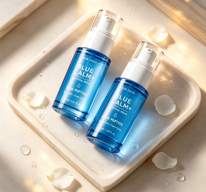 Blue Calm+ Soothing <b>Serum</b> 30ml Blue Peptide <b>Face</b> Moisturizer Private Label OEM - Product Image 4