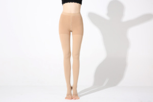 Calze a Compressione Traspiranti e Confortevoli 23-32mmHg, Punta Aperta, in Nylon/Poliammide Lavorato a Maglia per Cura della Salute e Vita Quotidiana - Product Image 2