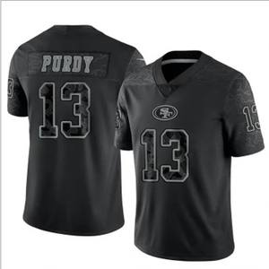 Camiseta de fútbol americano escarlata limitada para hombre #13 Brock Purdy <span class=keywords><strong>Vapor</strong></span> - Product Image 5