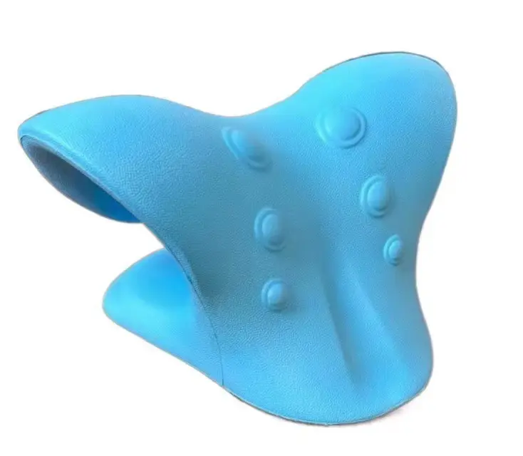 Best selling Product OEM&ODM Cervical Spine Stretch Gravity Muscle Relaxation Traction Neck Stretcher Shoulder Massage Pillow