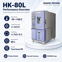 Chambre d'essai de température et d'humidité -70 à 150°C 800L, machine de test d'âge climatique programmable à température constante IEC 60068-2-1