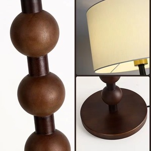 Sang trọng mới Trung Quốc Mỹ Retro phòng ngủ cao cấp ánh sáng Đèn sàn wabi-sabi phong cách Pháp giữa thế kỷ - Product Image 3