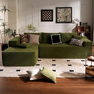 Conjunto de sofá comprimido de esponja de alta densidad de lujo moderno muebles emperatriz combinación sala de estar sofá cómodo duradero - Product Image 4