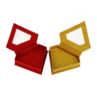 Faites votre propre vide vert rouge cils stockage papier logo boîte d'emballage boîte d'emballage forme personnalisée luxe bleu