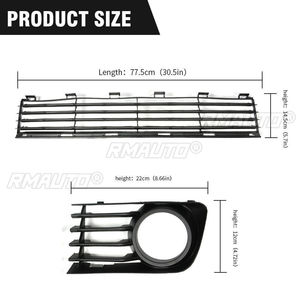 Juego de 3 Rejillas Delanteras Inferiores para Faros Antiniebla, para Toyota Prius 2004 2005 2006 2007 2008 2009, Accesorio para Auto - Product Image 6
