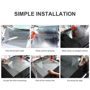 Prix de gros <span class=keywords><strong>Film</strong></span> de <span class=keywords><strong>toit</strong></span> ouvrant en TPU noir <span class=keywords><strong>Film</strong></span> d'isolation thermique <span class=keywords><strong>Film</strong></span> de <span class=keywords><strong>toit</strong></span> de lucarne de <span class=keywords><strong>voiture</strong></span> UV 95% <span class=keywords><strong>Film</strong></span> de fenêtre d'armure de glace réfléchissant - Product Image 6