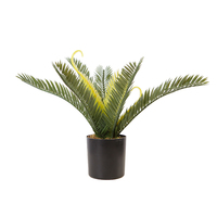 30CM Mini Cycas Palm Kleine Topfpflanze Sago Cycas Bonsai Baum Künstliche Pflanze Innendekoration