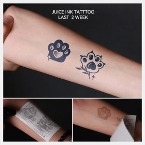 <span class=keywords><strong>Encre</strong></span> de <span class=keywords><strong>tatouage</strong></span> semi-permanente réaliste à base d'extrait de Genipa/Jagua, prête à l'emploi, longue durée (2 semaines), pour transfert d'eau - Product Image 3