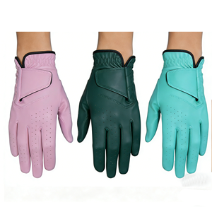 Premium Cabretta Golf <b>Gloves</b> for Women and Men, Soft <b>Grip</b> Breathable Design, Supportive Customized Color Patterns and Logos - Product Image 1