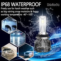Kit de phares LED de conversion H4 H7 H11 de qualité supérieure 130W 20000lm super lumineux 6000K 12V pour automobile