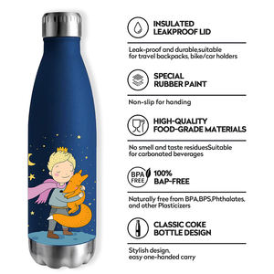 Thermos isolé sous vide en forme de cola 500ml en acier inoxydable à double paroi avec revêtement en poudre personnalisé Performance thermique 12-24h pour - Product Image 4