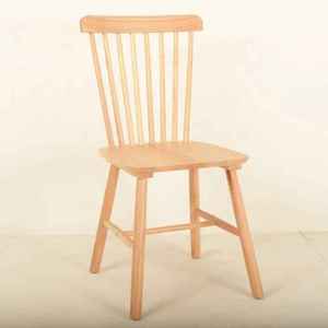 Silla de Comedor Nórdica Ecológica, Ligera, de Madera Maciza, Moderna y Multifuncional, con Respaldo, de Diseño, para Hotel, Hogar, Apartamento, Villa - Product Image 1