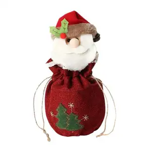 クリスマスギフトバッグデコレーションクリスマスイブアップルバッグ子供用キャンディーバッグセーフフルーツバンドルポケット