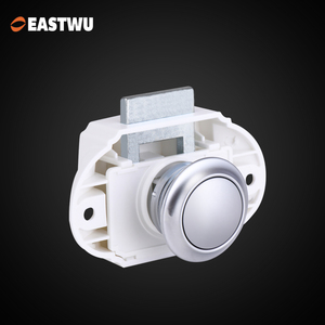 High Quality Keyless Zinc Alloy Pearl Nickel Cabinet Push Locks for Caravans <strong>RVs</strong> <strong>Campers</strong> Travel Trailers RV Parts Accessories - Product Image 4