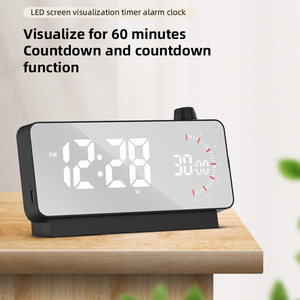 Tisch Schreibtisch Digitaler Wecker für Gästezimmer Wohnkultur Küche mit USB LED Dual Alarme - Product Image 3