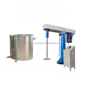 High speed disperser dispersing dispersion dissolution paint mixing making machine for ink coating pigment printing