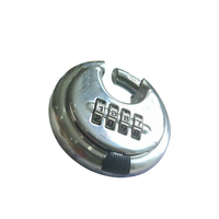 Vente directe d'usine, cadenas à disque en acier inoxydable à 4 chiffres, antivol, étanche, durable