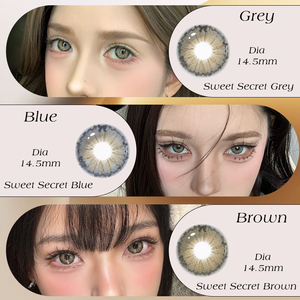 <span class=keywords><strong>Lentillas</strong></span> Haipurecon al por Mayor de Material Hema Suave Nueva Serie Maquillaje para <span class=keywords><strong>Ojos</strong></span> Grandes y Bonitos <span class=keywords><strong>en</strong></span> Colores Café, Azul y Gris - Product Image 1