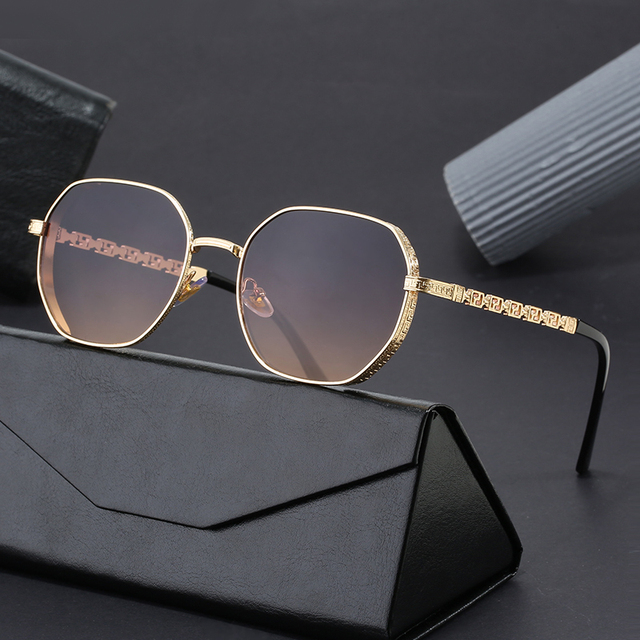 American and European Sunglasses Special Vintage Sun Glasses Luxury Metal Frame Sunglasses for Men